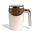 fohapfam Tazza autoagitante, Tazza di miscelazione Magnetica Automatica, Tazza da caffè da Viaggio per l'home Office per caffè, Latte, Cacao, tè, Cioccolata Calda,Marrone