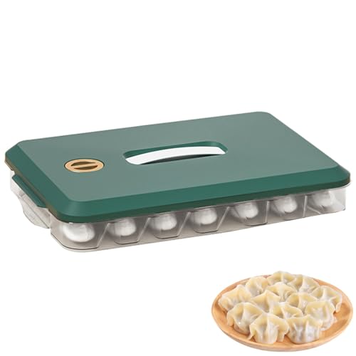 Contenedor de almacenamiento | Contenedor con tapa | Bola de masa | Organizador de Bola de masa y Ravioli | Almacenamiento multifuncional | Caja de almacenamiento para el hogar Bola de masa Contenedor