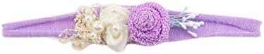Zeroest Baby Photography Props Headband Newborn Girl Hair Accessories Photo Shoot Outfits Infant Flower Headdress