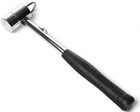 Amicc Portable Chrome Plated Steel Camping Mallet Hammer Tent Peg Puller Removal Tool
