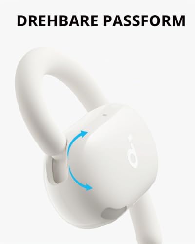 Soundcore V20i von Anker Open-Ear Kopfhörer, verstellbare Ohrhaken, Fester Halt, starker Bass, rauschfreie Telefonate, IP55, 36h Spielzeit… – Ansicht 3