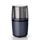 Cuisinart Electric Spice Grinder Coffee Grinder, Nut Grinder, Seed Grinder for Kitchen, Wet & Dry Electric, Easy to Use Dual Stainless Steel Bowls with Storage Lids Dishwasher Safe