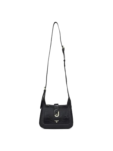 Image of Da Milano Women's Leather Sling Bag - Black