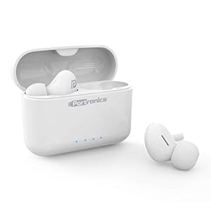 Portronics Harmonics Twins 33 Smart Truly Wireless Bluetooth In Ear Earbuds with Mic (White)