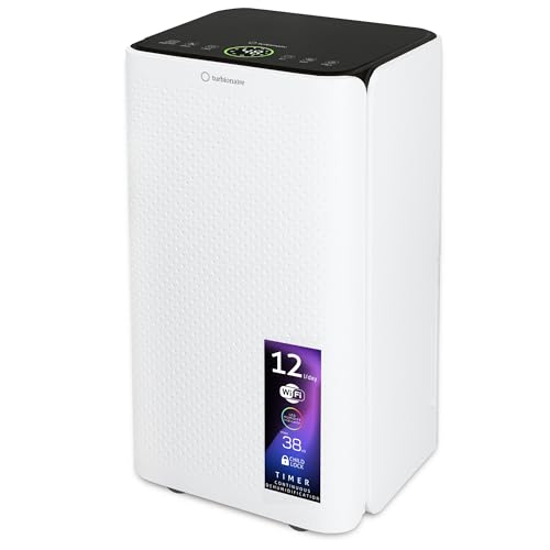 Deumidificatore Turbionaire Senso N12 WIFI, 12L/24h, Addato fino a...