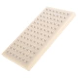 MOBUTOFU Soffione Doccia Piatto Rettangolare 91 Fori in Plastica, Compatibilità e Risparmio Idrico per Bagno e Upgrade Casa