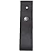 Hide & Drink Rustic Leather Whip Holster/Belt Loop Bullwhip Holder Handmade Charcoal Black
