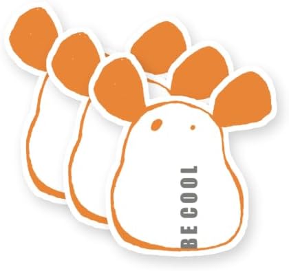 Be Cool Vinyl Stickers 3 Pack 3 Inch image 5