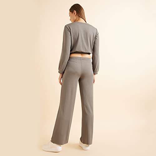 Image of Sweet Dreams Women Solid Full Sleeves Pyjama Set