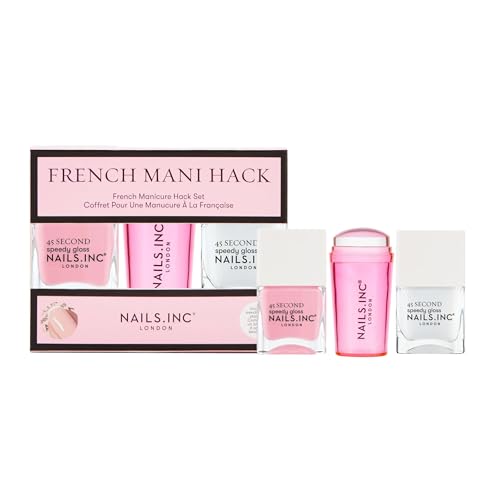 Nails Inc 45 Second Speedy Gloss French Manicure Hack Set