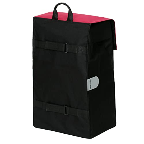 Andersen Shopper Treppensteiger Scala Stahl mit Rad Ø 3 x 13 cm und 47 Liter Tasche Hera rot – Bild 4