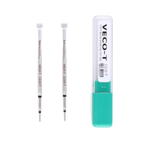 Image of C210-T Hot Tweezer Tips 5mm, Compatible with JBC Soldering Stations & DIY Portable Irons, Replacement Tips for Hot Tweezers, Smooth Soldering for SMD Rework