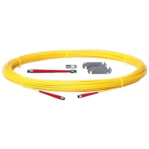 RUNPOTEC 20817 - Asta in fibra di vetro GF3, Ø 3 mm - 30 m