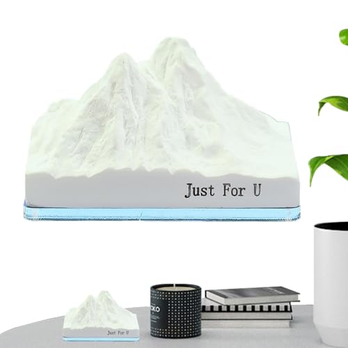 Uhbslkhco 自動車用芳香剤、カーアロマセラピー - 雪山の形の小型車用香水 | ホテルの臭気分解用の長持ちする車の臭い芳香剤