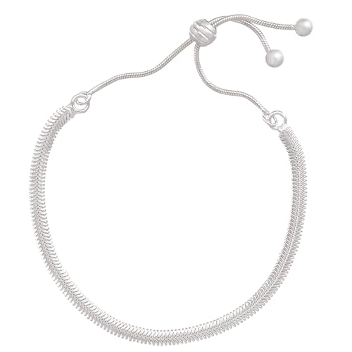 Silpada 'Capri' Adjustable Bolo Chain Bracelet in Sterling Silver, 8.75