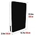 QHZYMX 11.7x19.8in 15.7x23.6in Youth Football Blocking Pad - Lightweight Blocking Shield Pad for Volleyball, Basketball, Martial Arts Training - with 3 Handles(Black+White,15.7x23.6x3.9in)