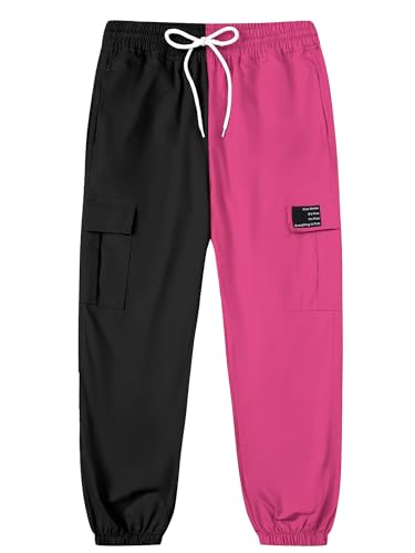 Image of SANGTREE Girls & Womens Drawstring Cargo Jogger Pants,3 Years - Women 3XL