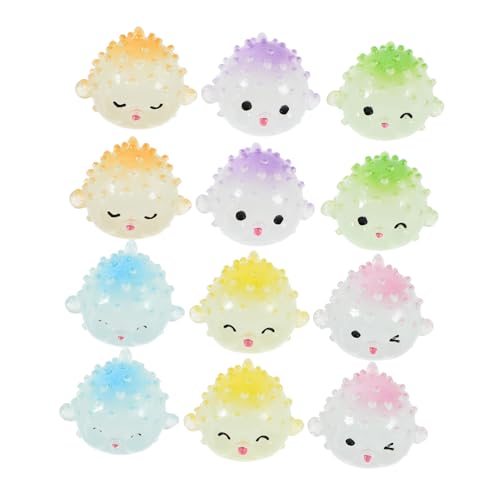 Poisson-Globe Miniature résine figurines animaux océan pour terrarium mousse