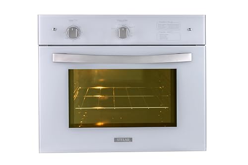 Forno à Gás de Embutir Stelar 46 litros Topázio Branco 127v