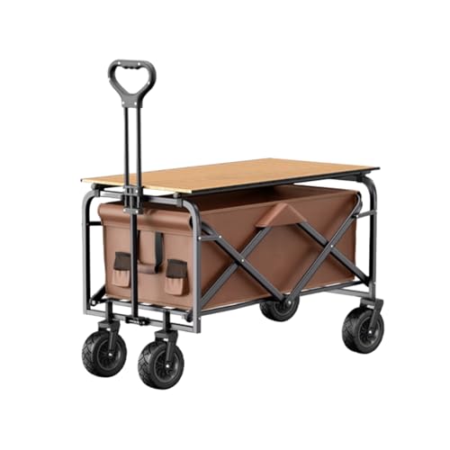 Carrito de camping plegable para transportar tus compras y equipos con comodidad 2
