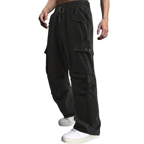 Pantalon cargo homme coupe droite et confortable pour le quotidien