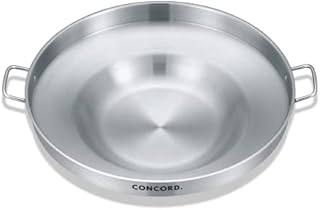 Concord Stainless Steel Comal Frying Bowl Cookware (22