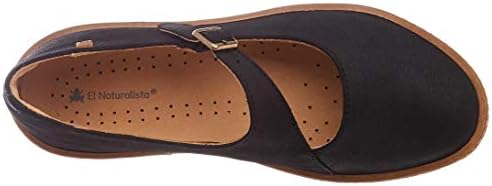El Naturalista Women's Mary Jane Flat, Black, 10 | Image 3