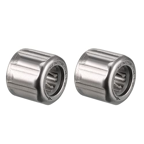 sourcing map Rodamiento de Agujas, 8x14x12mm Cojinetes de Rodillos de Aguja HF081412, Rodamiento Unidireccional para Equipo Mecánico, Instrumentos Eléctrico, 2 Pcs