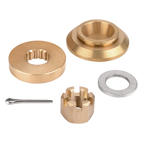 Qiclear Marine Upgrade 150-300Hp Propeller Installation Hardware Kits Fit Yamaha Outboard Moto Propellers,Thrust Washer/Spacer/Washer/Nut/Cotter Pin Included #TOP4