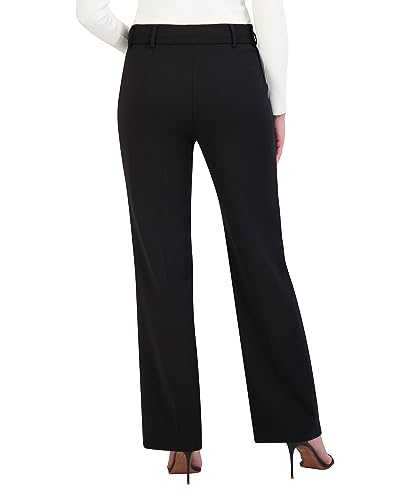 BCBGMAXAZRIA Women's Straight Leg Pant with Zipper, Black3