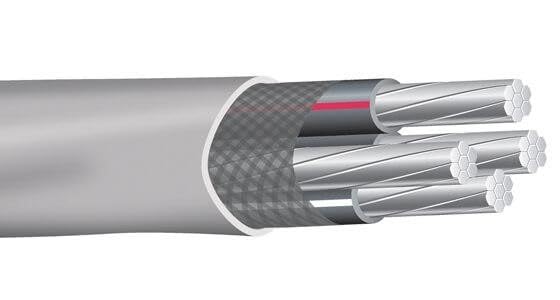 Wirenco 4/0-4/0-4/0-2/0 SER Aluminum Service Entrance Cable (50 Foot Cut)