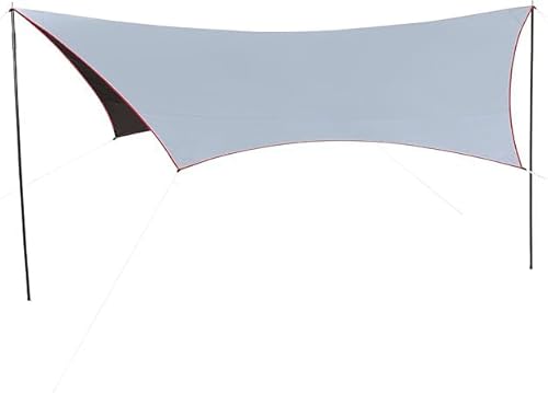 ヘキサタープ 4 人用 キャンプ アウトドア 組み立て簡単 オールインワン 耐水圧3000mm ランタンフック付属