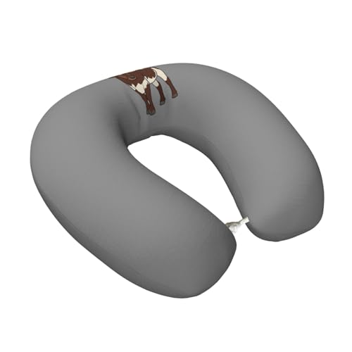 Almohada de espuma viscoelástica cuello U impr animal miniatura 2