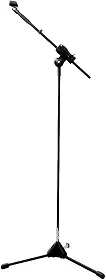 Pedestal Para Microfone Com Regulagem de Altura + Cachimbo black