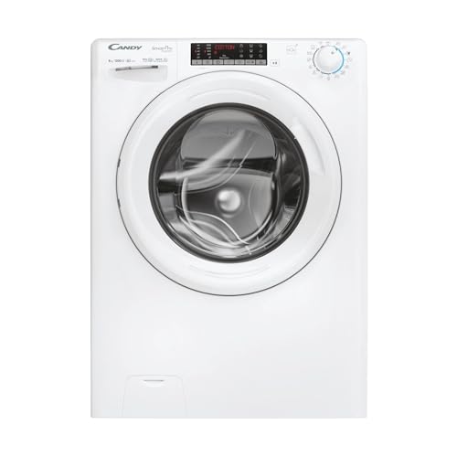 Lavadora carga frontal - CANDY Smart Pro Inverter CSO286TWM6/1-S, 8 kg, 16 programas, Blanco