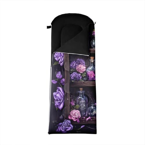 Feelyou Fairy Library Bolsa de Dormir para Camping para Niños, Niñas, Adultos y Adolescentes, Diseño Sugar Skull miniatura 3