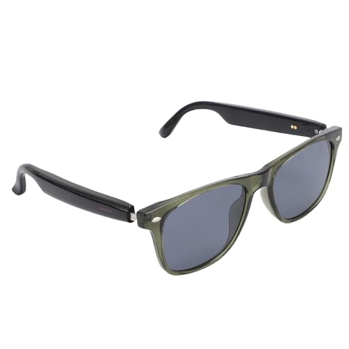 BT Glasses for Men & Women, Polarized Sunglasses with BT Speaker, 144 Languages Ai Translator Smart Glasses with Anti Blue Light Lens, Handsfree Music and Calls for Travel