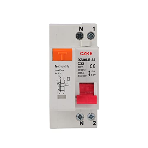 Interruptor de corriente residual para cocinas y baños de 25A INFRI DZ30LE-32 2
