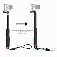 94cm Ausziehbar Wasserdicht Selfie Stick Kompatibel mit Gopro AKASO – Ansicht 6