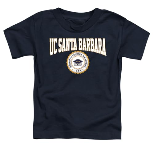 LOGOVISION University of California, Santa Barbara Collegiate Seal Kids T Shirt (3) for Toddler Boys and Girls, Navy