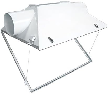 8" Cube6 Herbal HPS MH Grow Light Reflector with Adjustable Sockets and Support Lines