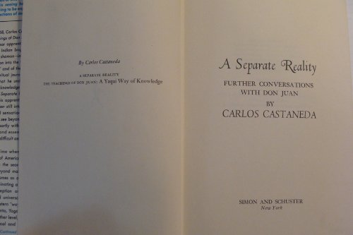 A Separate Reality: Further Conversations with ... 0370013654 Book Cover