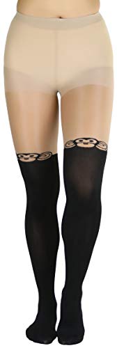 Image of ToBeInStyle Women's Cute Thigh High Printed Character Tights