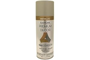 PDS88-AER Premium Decor Metallic Spray Paint, Brushed Nickel Finish, 12oz. - 6 Pack