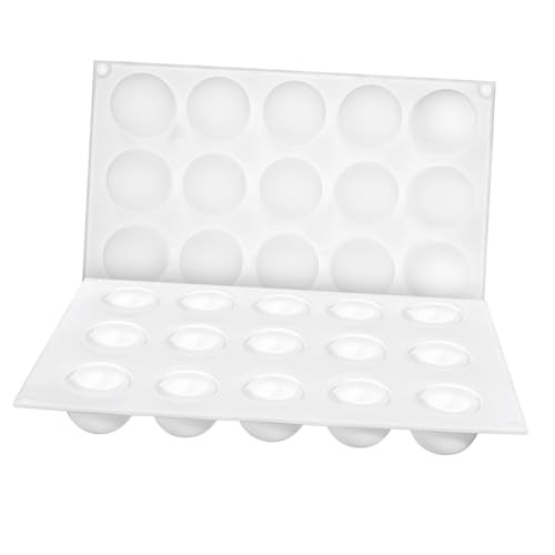 Toyvian 2個 丸型シリコンムース型 デザート用 製菓用チョコレート氷菓球型 型 簡単取り外し 柔軟素材 ケーキ装飾向け