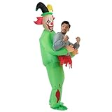 NiSotieb Funny Halloween Inflatable Costume Blow-up Cosplay Suit Outfit for Adult/Halloween/Birthday/Easter Party (Killer)