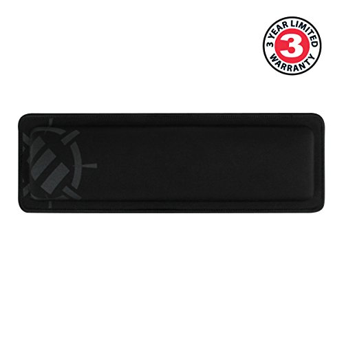 Enhance Compact Bluetooth Keyboard Wrist Rest Pad With Soft Memory Foam Support For Bluetooth Keyboards - Anti-Fray Stitching , Non-Slip Base , Gaming Wrist Rest Decal - Thick 1 Inch Padding #TOP7