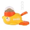 Dog Treat Dispenser Toy, 2 in 1 Yellow Duck Pet Feeder, Fun dog food toy, Interactive Cat Feeder, Puzzle Feeders for Dogs & Cats, Dog Puzzle Toys for Fun Mealtime, Encourages IQ Training & Healthy Eat