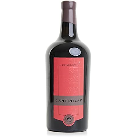 Terre Di San Vito Cantiniere Primitivo Organic Italian Red Wine 75cl (ABV 14% Alcohol) | 100% Organic Primitivo - Infused with Plum, Blackberry & Black Cherries | Steel Barrel-Aged for Over a Year Cover