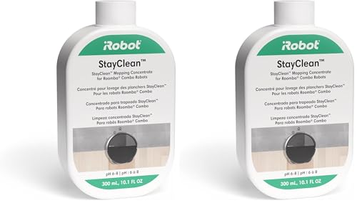 iRobot – Pièce de rechange d’origine – Concentré de nettoyage StayClean™ 300ml pour sols durs iRobot® pour les robots Roomba® 405/505 / 705 & 706...